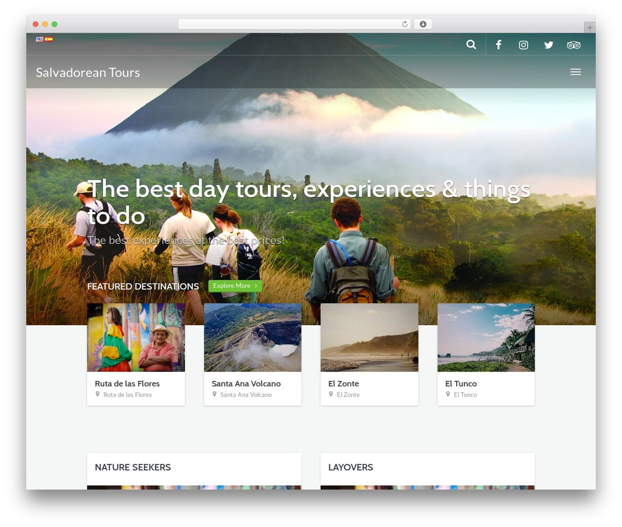 Go Explore! WordPress theme - salvadoreantours.com Go Explore! WordPress theme - salvadoreantours.com