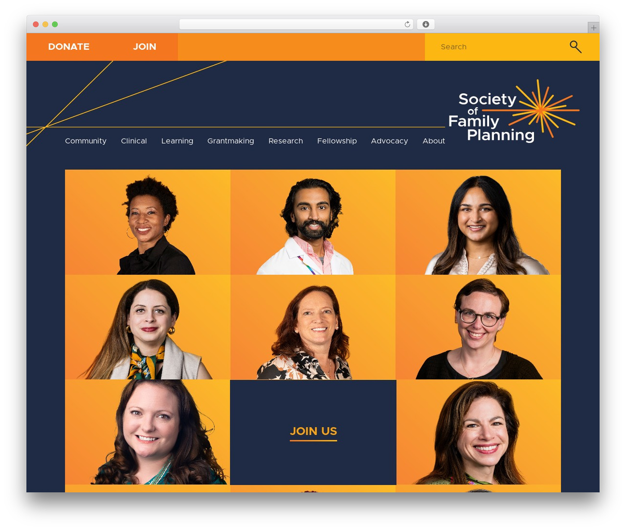 SFP WordPress theme - societyfp.org