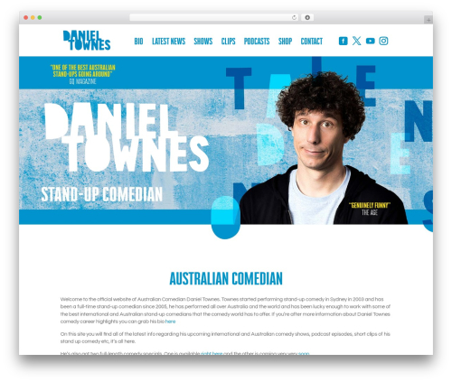 Squeeze Creative theme WordPress - danieltownes.com