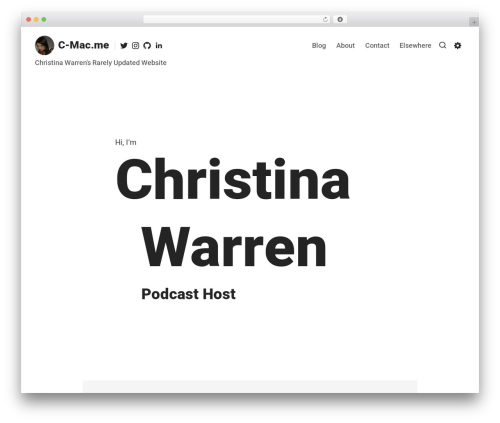Tabor WordPress theme - c-mac.me