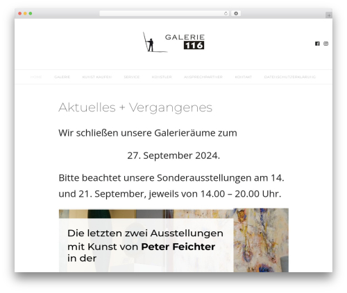 Brookside elements WordPress plugin - galerie116.de