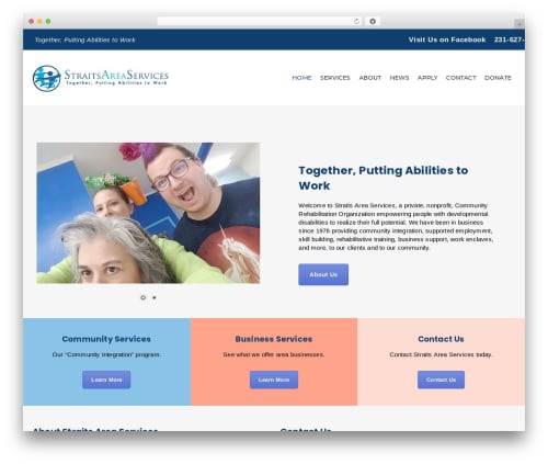 WordPress theme Denorious - sastogether.org