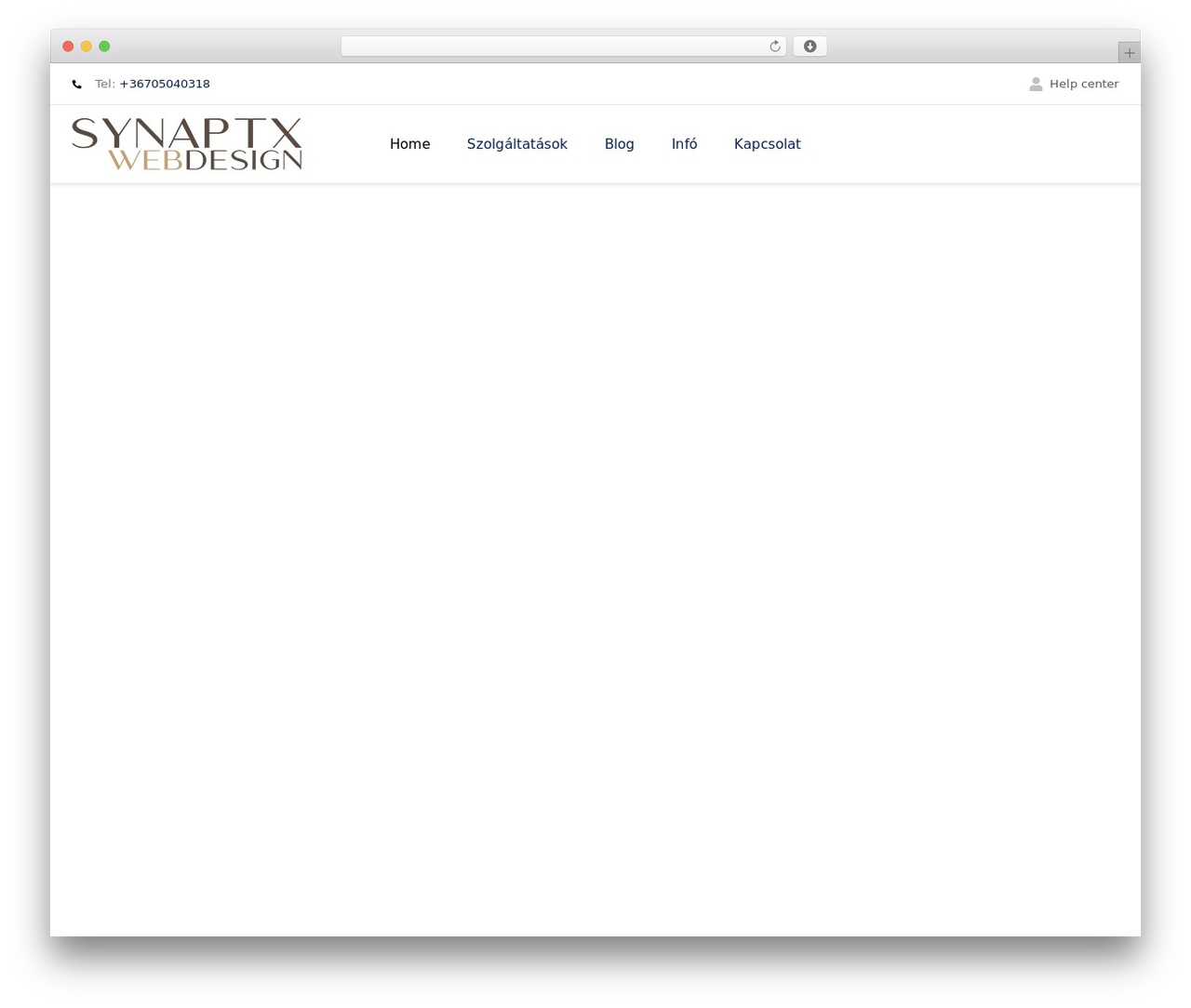 WordPress theme Hub - synaptx.hu