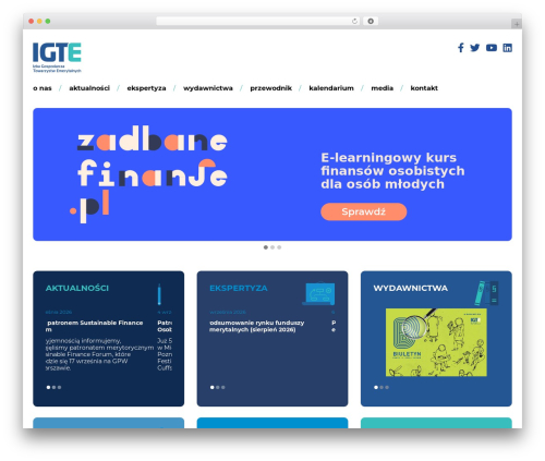 WordPress theme IGTE - igte.pl