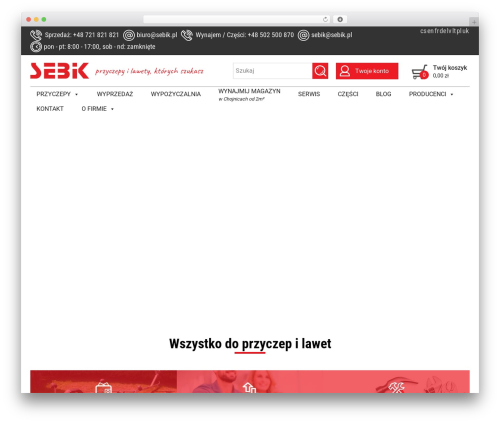 wp-bootstrap theme WordPress - sebik.pl