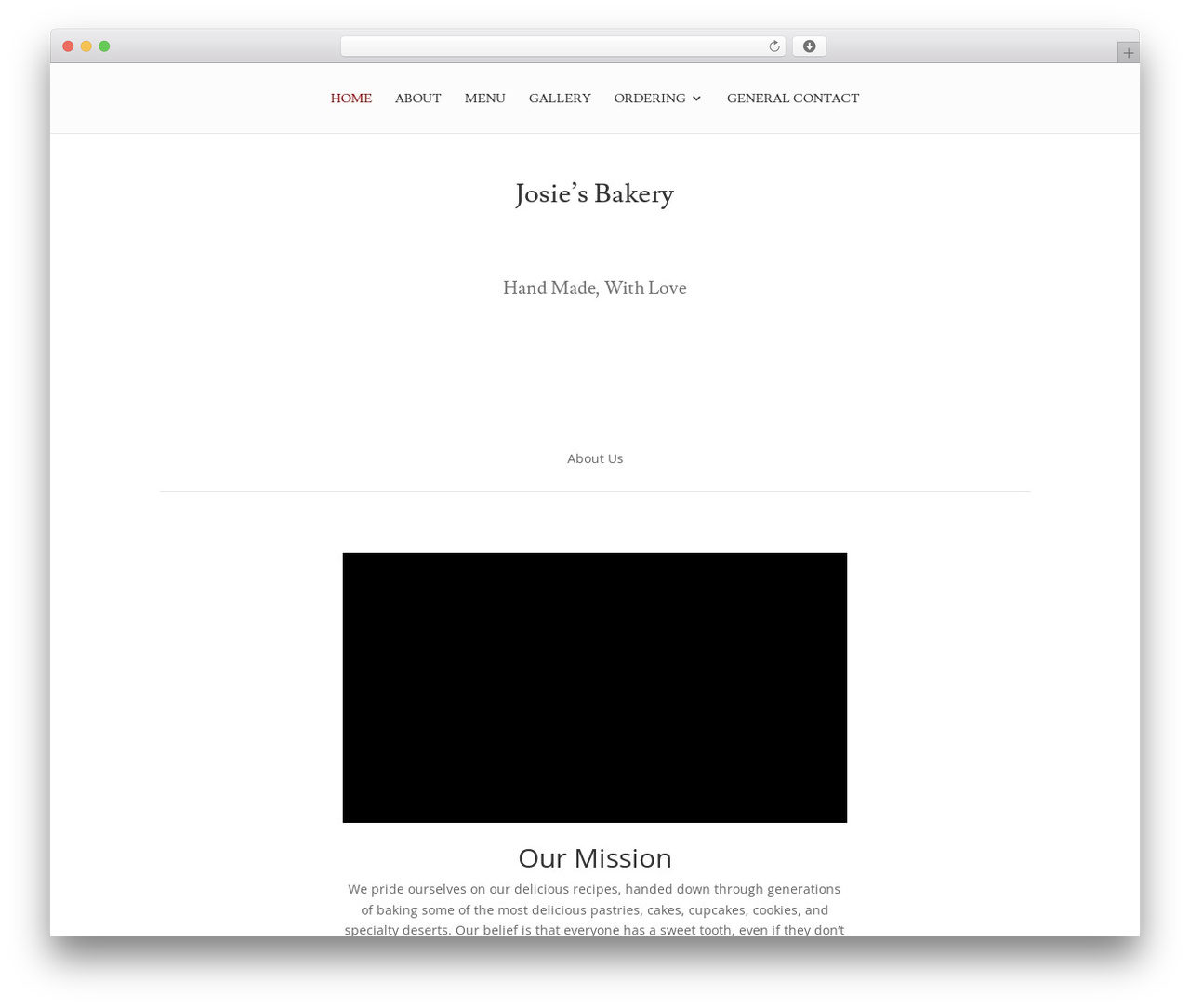 Divi theme WordPress - josiesbakery.com Divi theme WordPress - josiesbakery.com