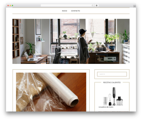 Gold Essentials premium WordPress theme - recetasytecnicas.com