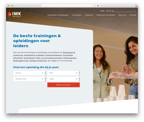 IMK 2020 WordPress theme - www.imkopleidingen.nl