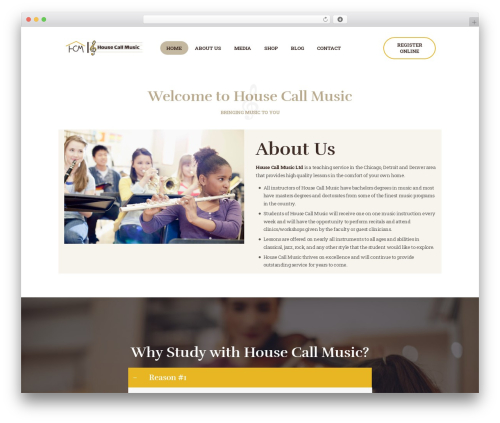 Rhythmo WP theme - housecallmusic.com