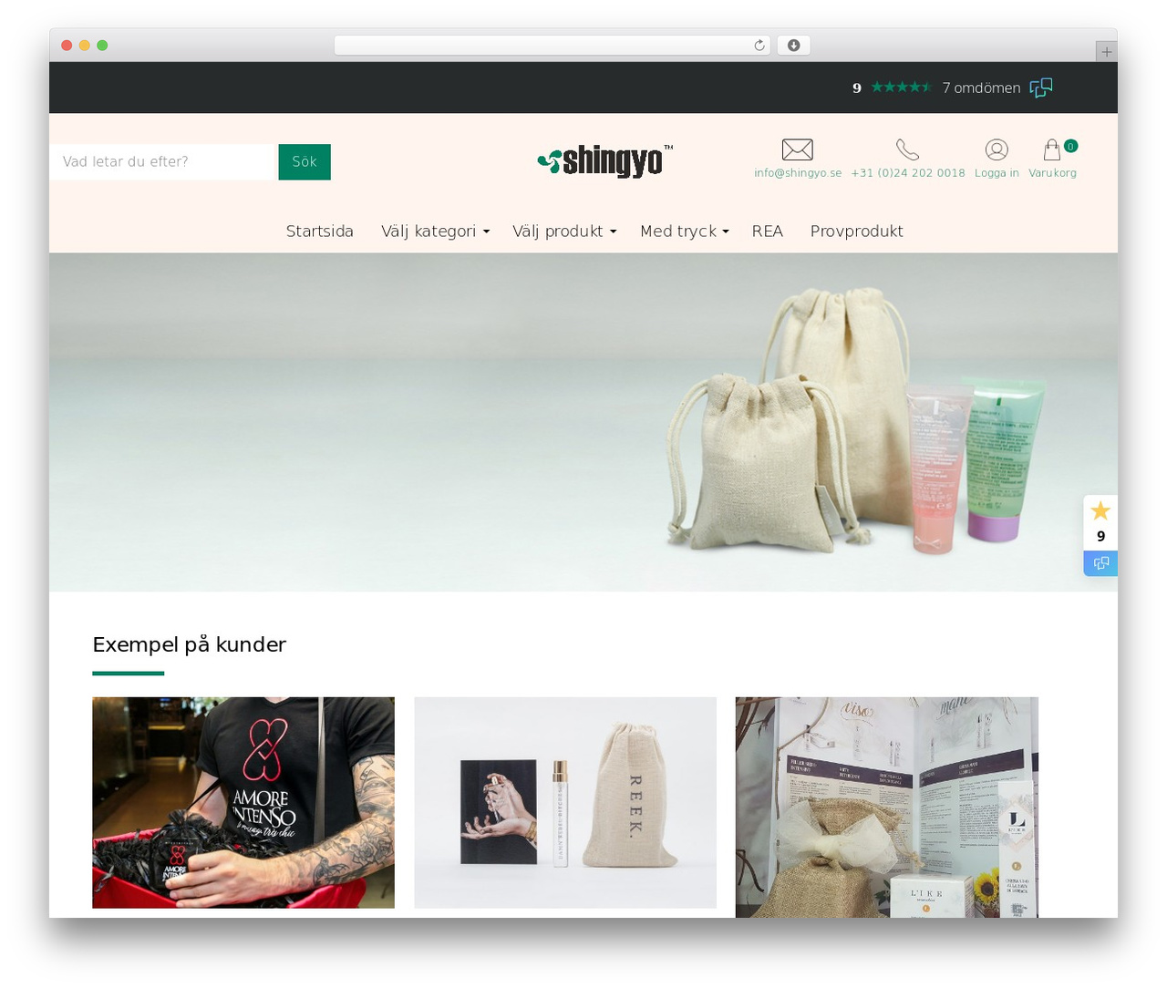 Shingyo theme WordPress theme - shingyo.se
