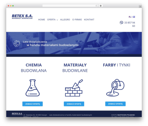 Theme WordPress PureCss.io BASIC THEME - betex.pl