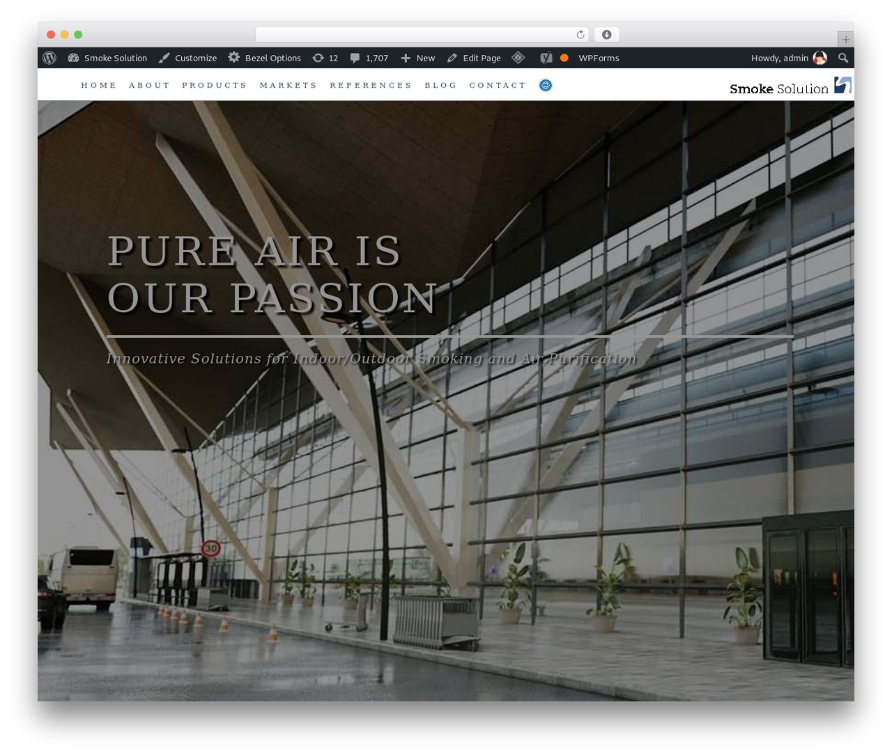 Theme WordPress Bezel WP - smokesolution.com