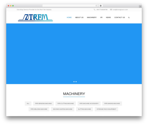 Theme WordPress FTrade - pipemachinefactory.com