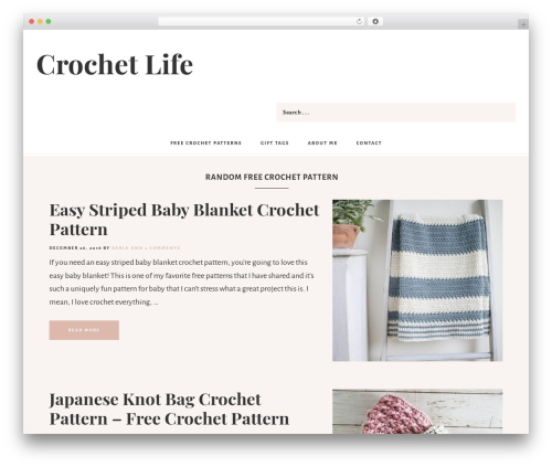 WordPress theme Beloved Theme - crochet.life
