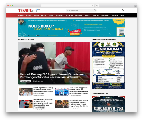WordPress website theme SuaraWP - Versi Developer - tekape.co