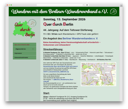 Wp mega menu pro WordPress plugin - querdurchberlin.de