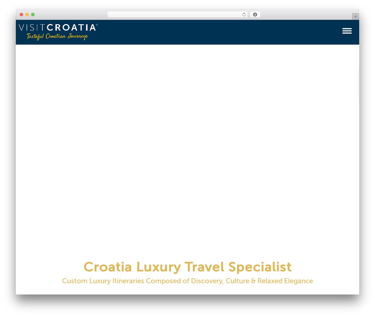 BootStart theme WordPress - visitcroatia.com