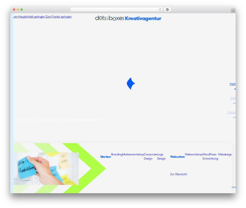 Bricks WordPress theme - dotsnboxes.de