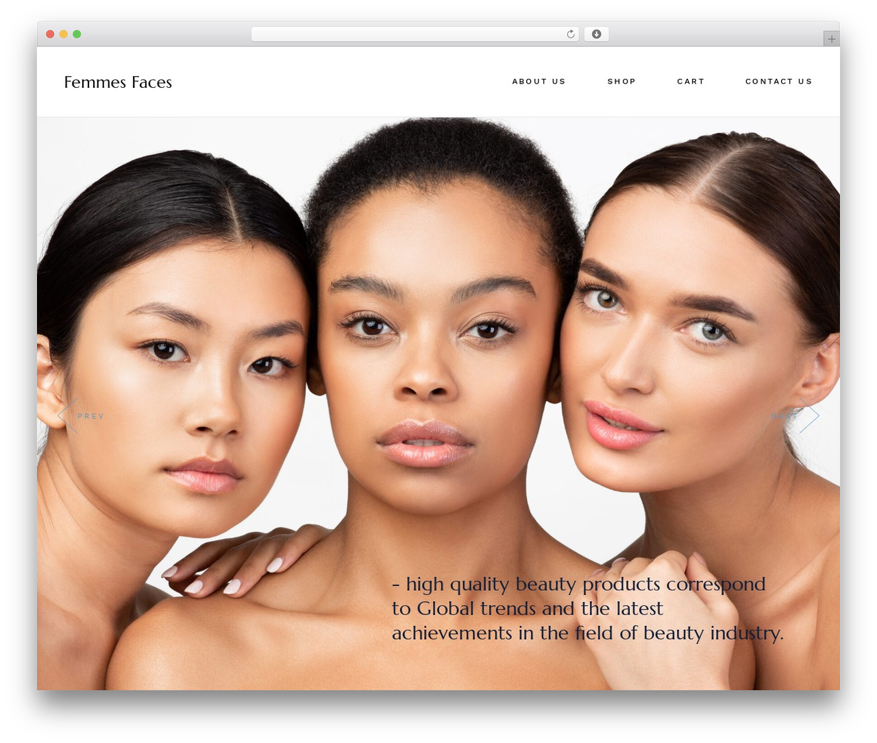 DermaClear theme WordPress - femmesfaces.com