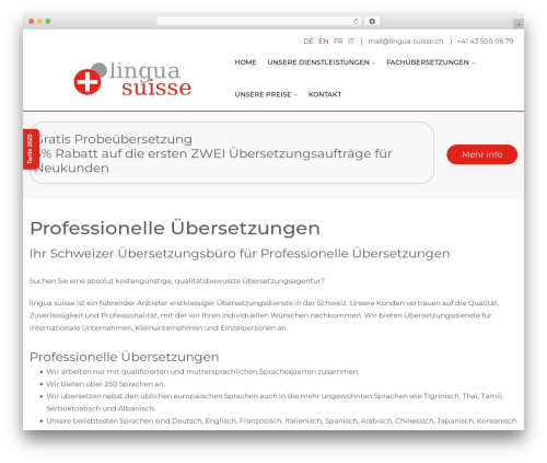 spring theme WordPress - lingua-suisse.ch