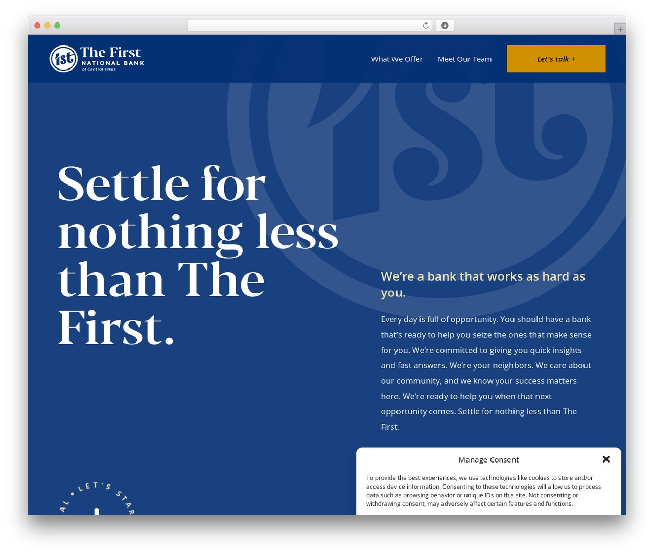 Theme WordPress Client Name - bankingfirst.com