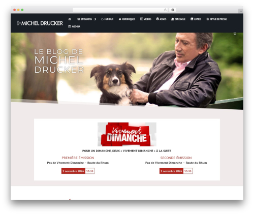 WordPress theme Divi - micheldrucker.fr