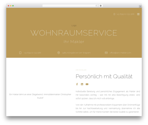 WordPress theme Linden - wrs-makler.com