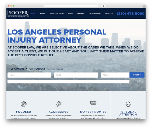 WordPress theme Quick Launch 2 - sooferlawgroup.com