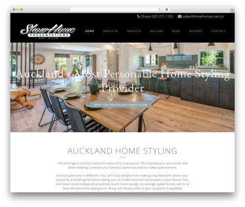 AkalSharp WordPress theme - showhomes.net.nz