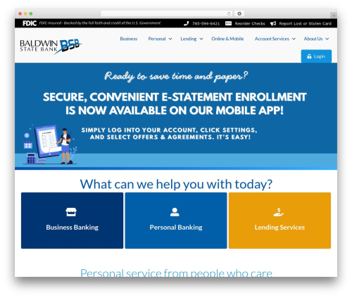 Beaver Builder Theme theme WordPress - baldwinstatebank.com