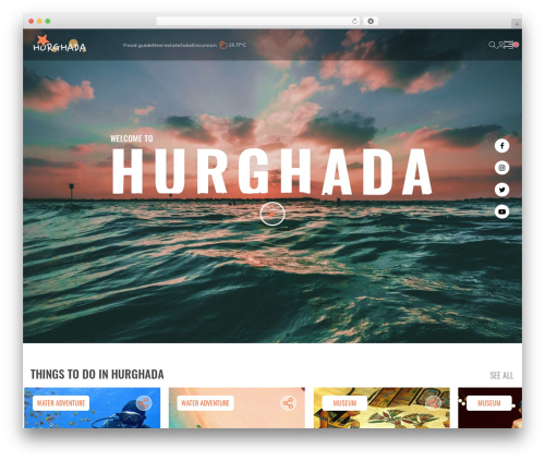 Custom LMS Theme WordPress theme - hurghada.com
