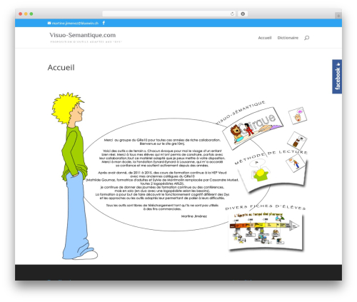 Sme facebook likebox sidebar WordPress plugin - visuo-semantique.ch
