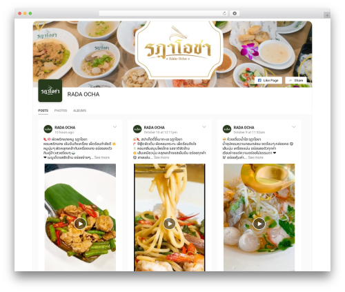 Elfsight facebook feed cc WordPress plugin - radaocha.com