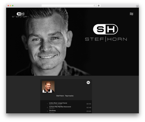 Polyphonic WP theme - stefhorn.nl
