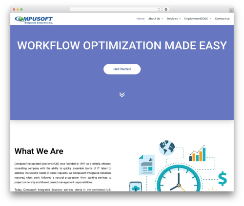 WordPress theme PHOX - compusoft-is.com