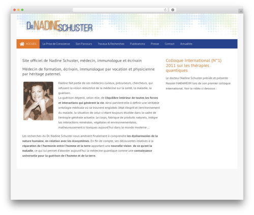 WordPress theme 6temflex - docteurnadineschuster.fr
