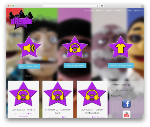 WordPress theme Quest - funkmoufbrown.com