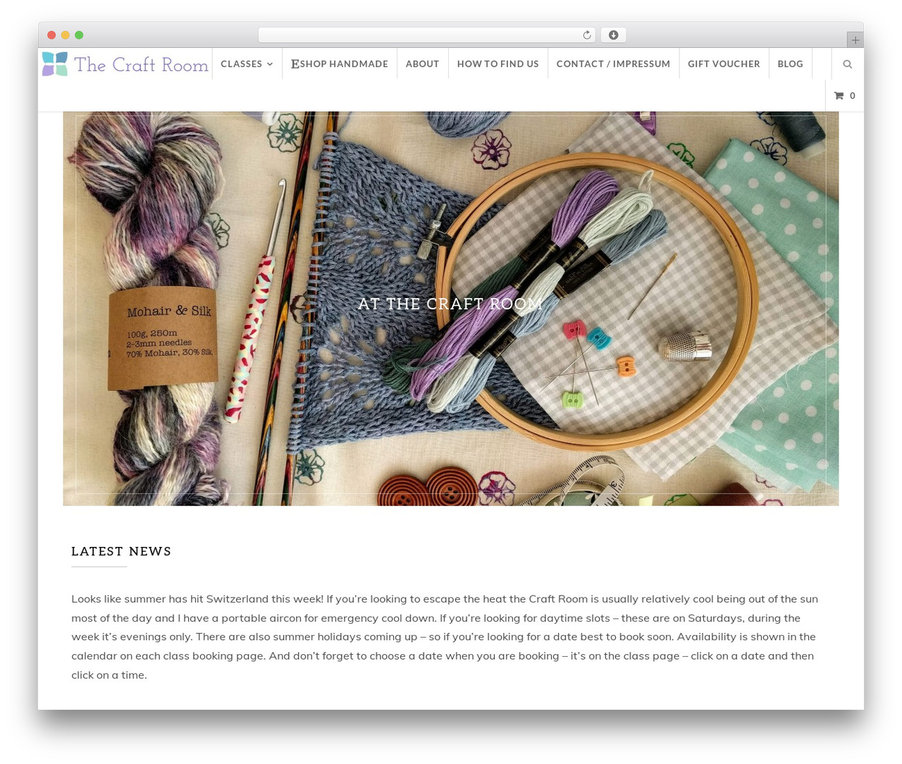 Artisan theme WordPress - thecraftroom.ch Artisan theme WordPress - thecraftroom.ch