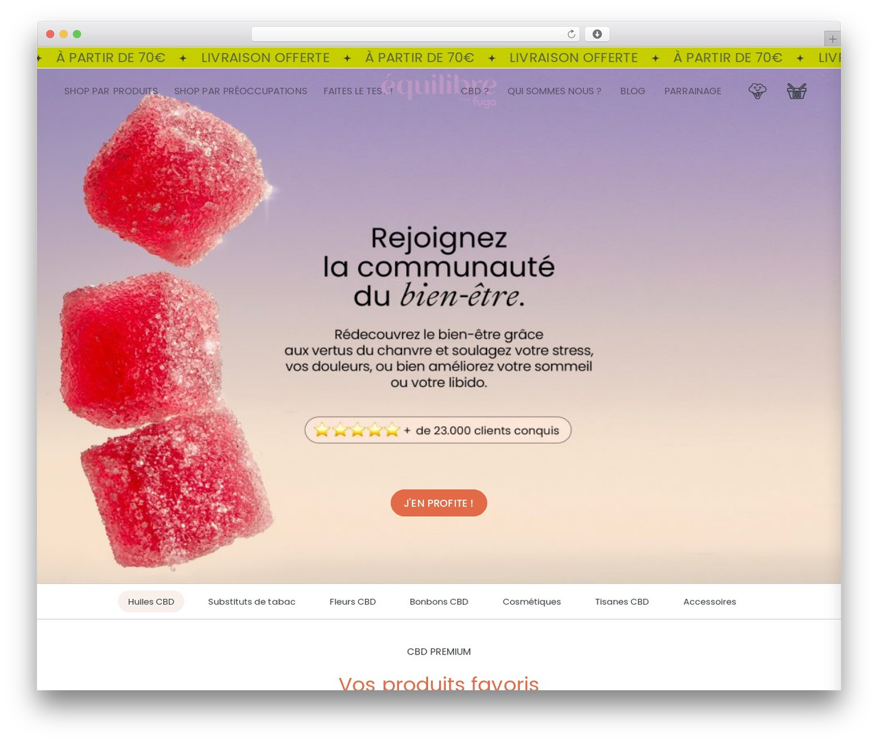 Bubble WordPress theme - equilibre-cbd.com