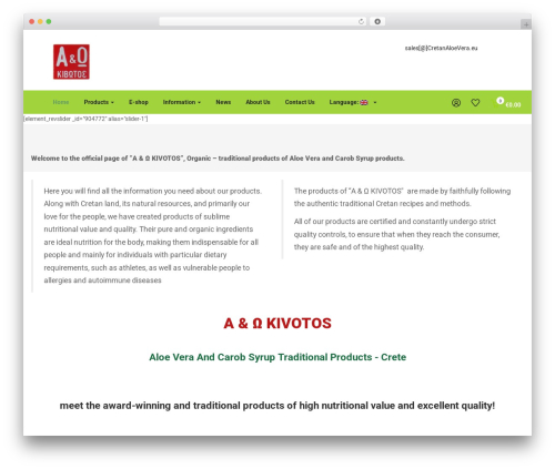 Denso WordPress theme - cretanaloevera.eu