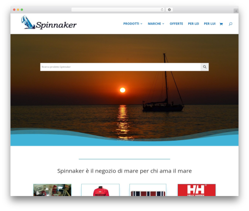 Divi WordPress theme - spinnaker2005.it