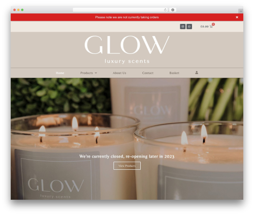 Hello Elementor WordPress theme - glowluxuryscents.co.uk