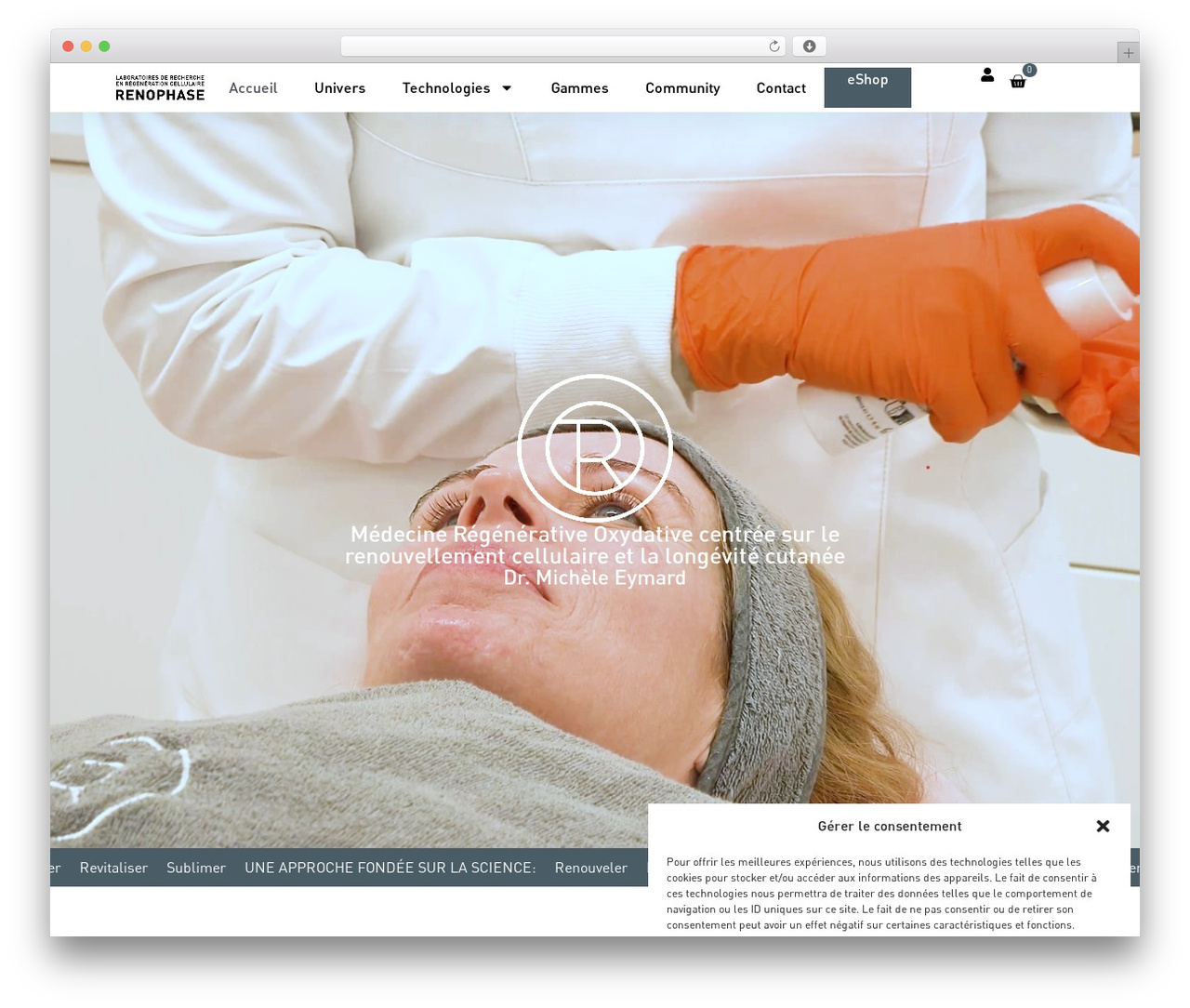 Renophase WordPress theme - renophase.fr