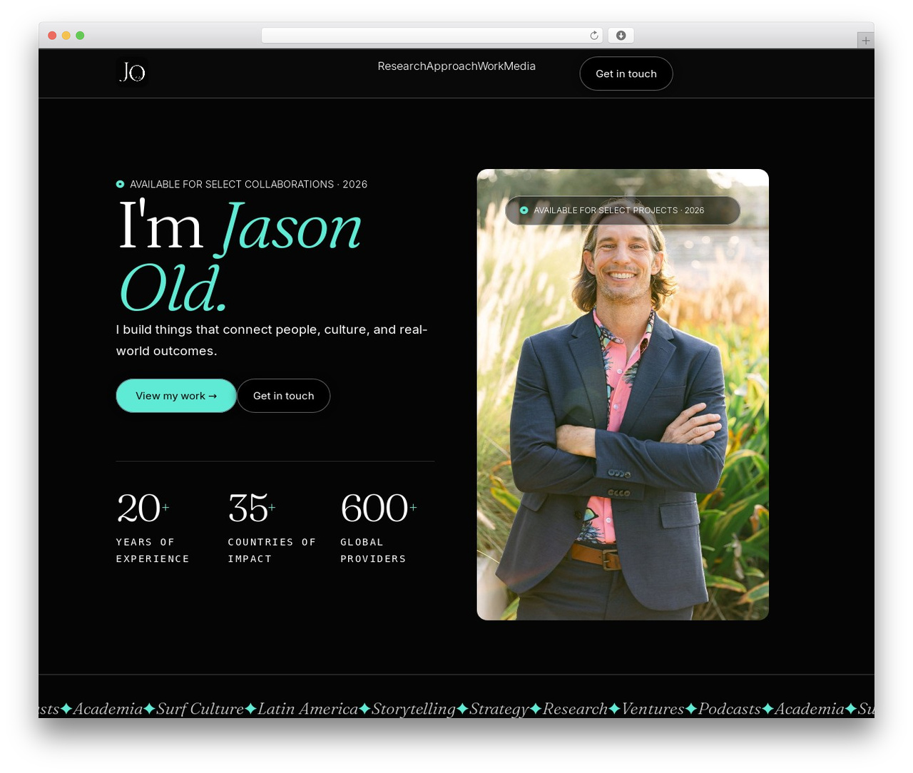 Soundbyte Progression WordPress theme - jasonold.com