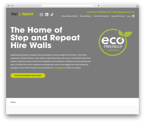 Step & Repeat WordPress theme - stepnrepeat.co.uk