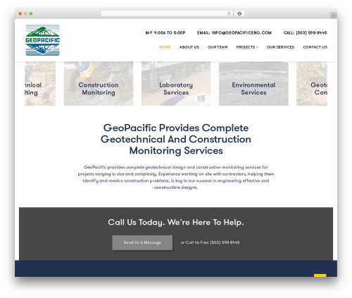 WordPress theme Multicon - geopacificeng.com