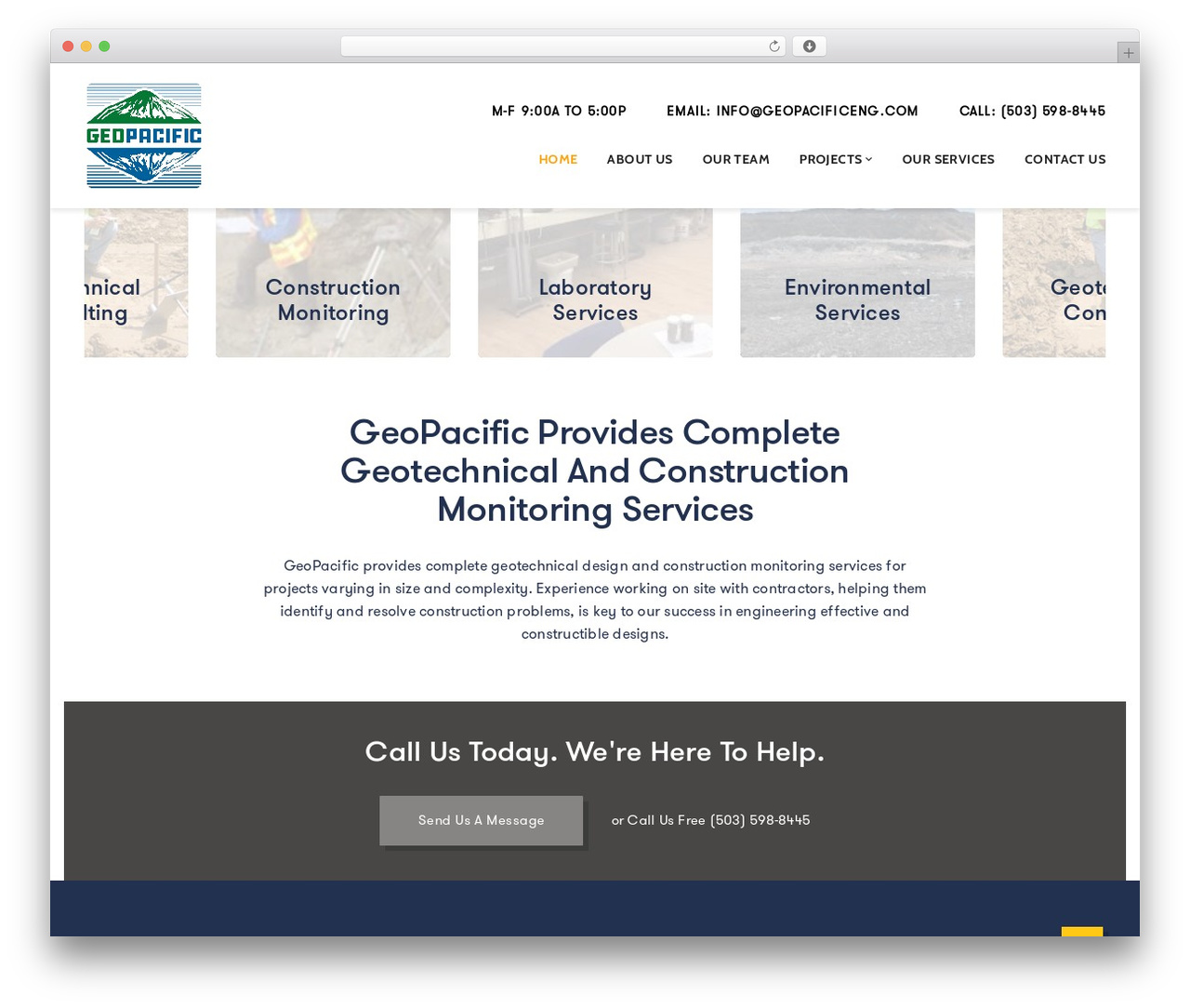 WordPress theme Multicon - geopacificeng.com