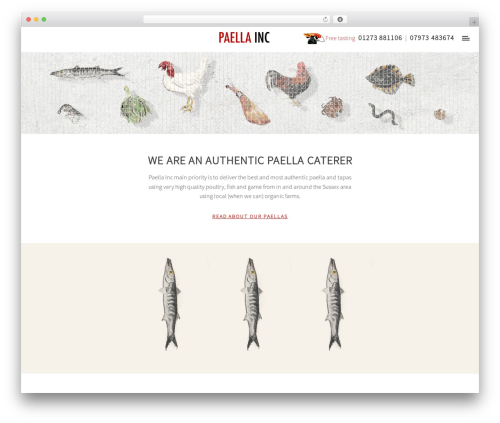 WP theme Dylan WP - paellainc.co.uk