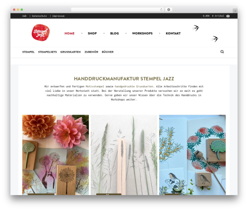 Best WordPress theme Storefront Child Theme - stempel-jazz.de