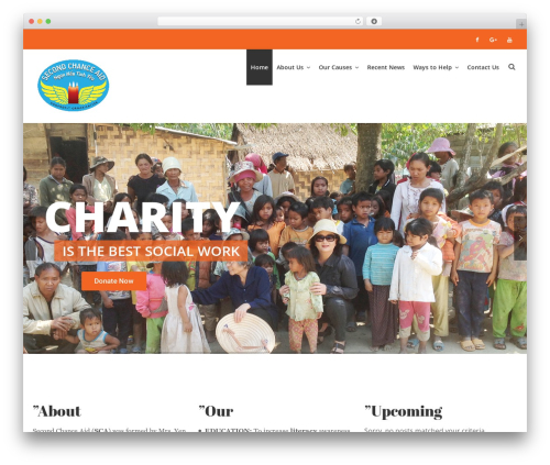 Charitab WP theme WordPress - secondchanceaid.org
